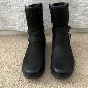 Women’s Ugg Simmens Moto Boot Black Size 8.5